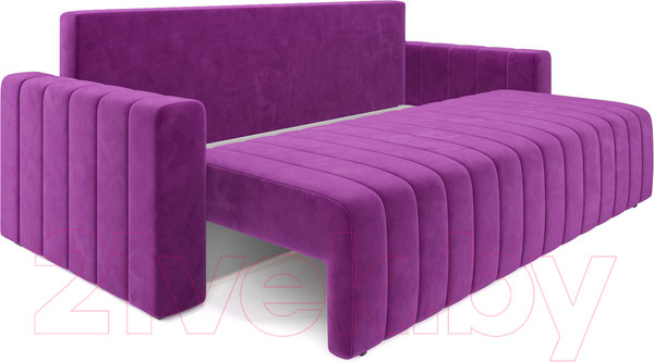 Изображение товара Диван Mebel-Ars Еврокнижка Лондон (фиолетовый)