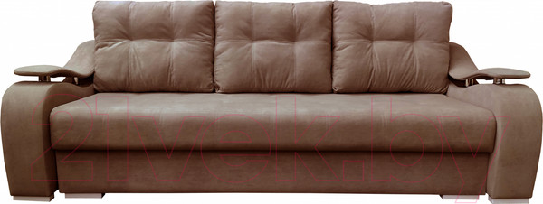 Изображение товара Диван Bobrovmebel Влада 8/3 раскладной (микровелюр симпл 45 коричневый)
