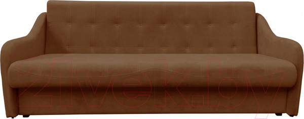 Изображение товара Диван Bobrovmebel Элит 15 раскладной (микровелюр симпл 45 коричневый)
