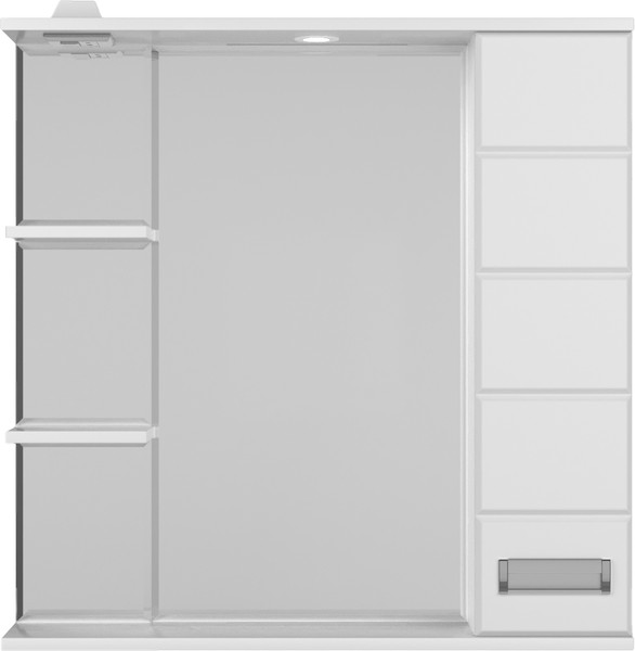 Изображение товара Шкаф с зеркалом для ванной Style Line Ирис 80см (подвесной)