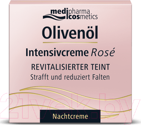 Изображение товара Крем для лица Medipharma Cosmetics Olivenol Интенсив Роза Ночной (50мл)