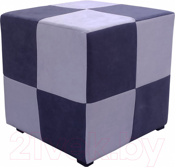 Изображение товара Пуф Bobrovmebel Миранда 1 4 квадрата (микровелюр симпл 54/симпл 30)