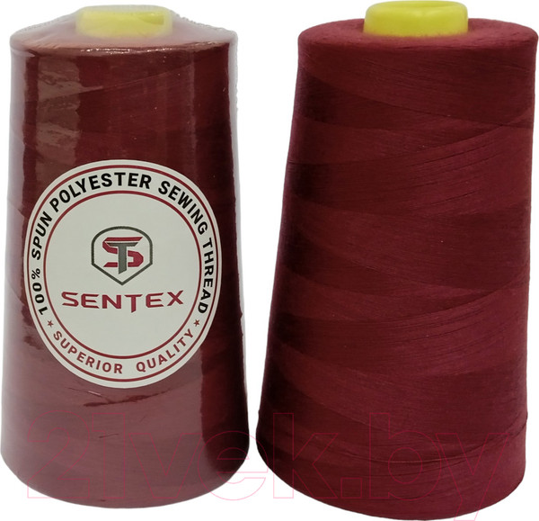 Изображение товара Набор швейных ниток Sentex 100% полиэстер 50/2 5000 ярдов 1076 (2шт)