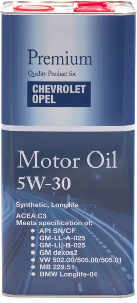 Изображение товара Моторное масло Fanfaro For Chevrolet/Opel 5W30 / FF6717-5ME (5л)