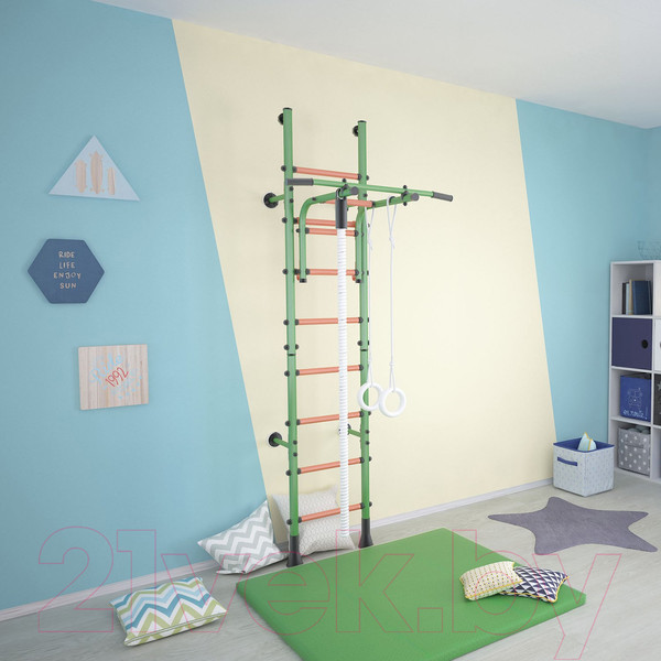 Изображение товара Детский спортивный комплекс Polini Kids Sport Turbo (зеленый)