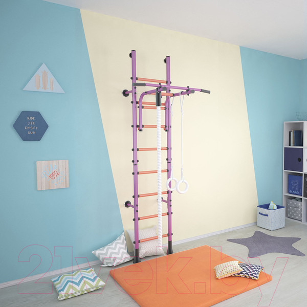 Изображение товара Детский спортивный комплекс Polini Kids Sport Turbo (розовый)
