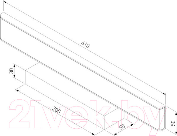 Изображение товара Подсветка для картин и зеркал Elektrostandard Sankara MRL LED 16W 1009 IP20 (серебристый)