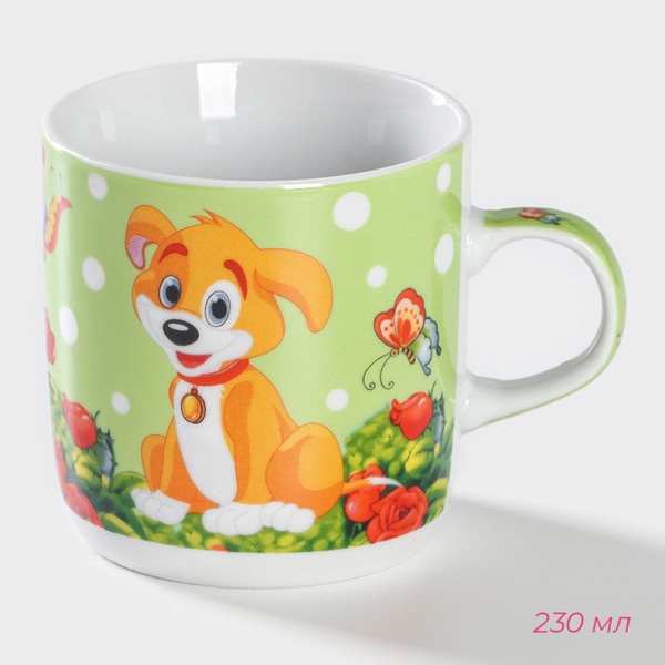 Изображение товара Набор столовой посуды Доляна Щенок / 3850490