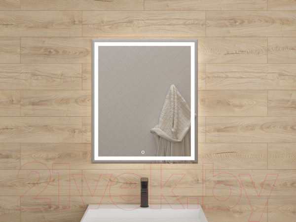 Изображение товара Зеркало Style Line Лайт 01 с LED-подсветкой 60x70 (без подогрева)