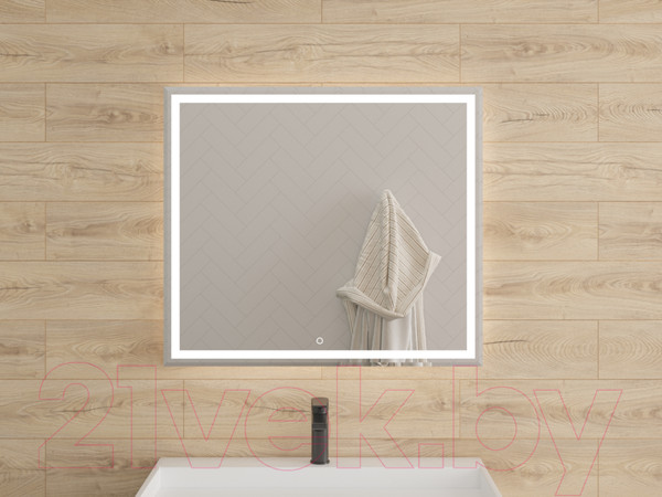 Изображение товара Зеркало Style Line Лайт 01 с LED-подсветкой 80x70 (без подогрева)