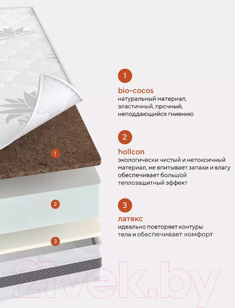 Изображение товара Детский матрас Rant Indy 120x60x12