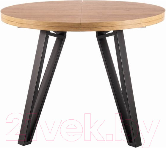 Изображение товара Обеденный стол Signal Galaxy 100-168x100x76 (дуб артизан/черный)