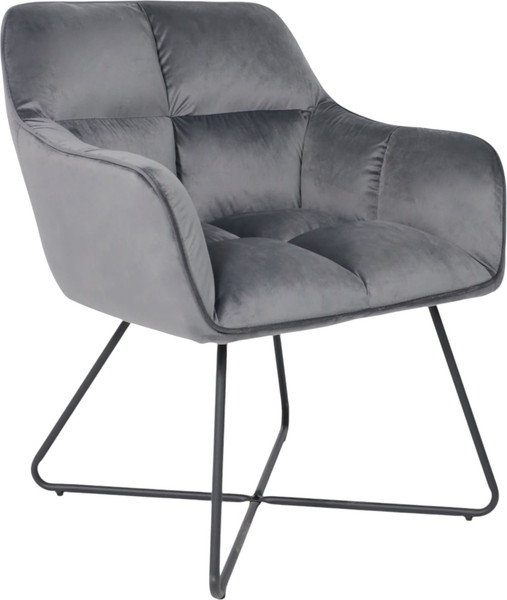 Изображение товара Кресло мягкое AksHome Florida (темно-серый велюр/черный)