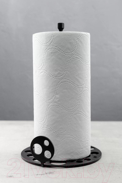 Изображение товара Держатель бумажных полотенец GALA Пузырьки AK026-BY (черный)