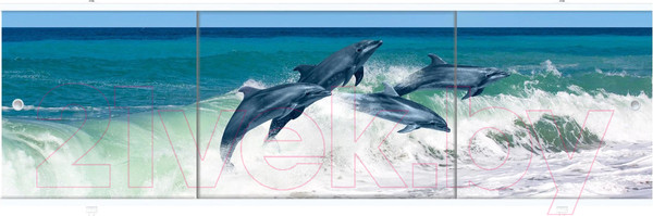 Изображение товара Экран для ванны МетаКам Премиум Арт 1.68 (океан)