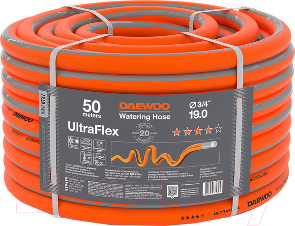 Изображение товара Шланг поливочный Daewoo Power UltraFlex DWH / 8137 (50м)