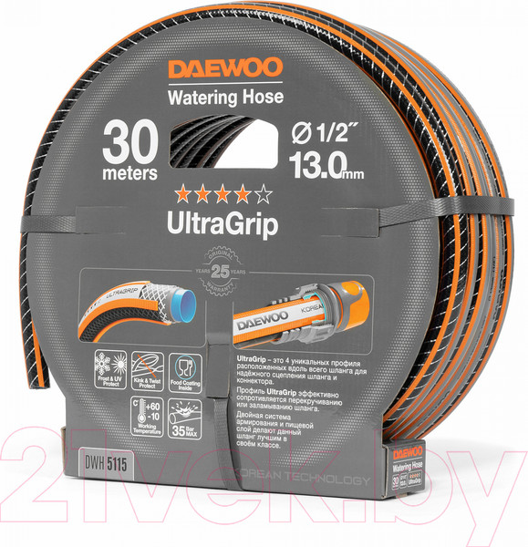 Изображение товара Шланг поливочный Daewoo Power UltraGrip DWH / 5115 (30м)
