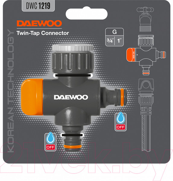 Изображение товара Адаптер для крана Daewoo Power Двухканальный DWC 1219