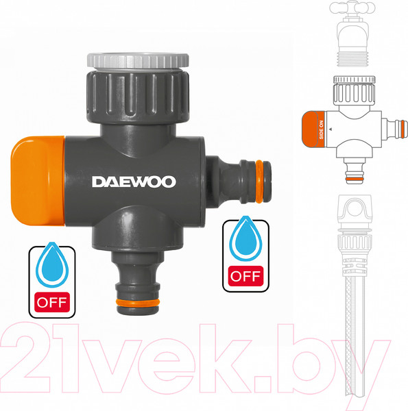 Изображение товара Адаптер для крана Daewoo Power Двухканальный DWC 1219