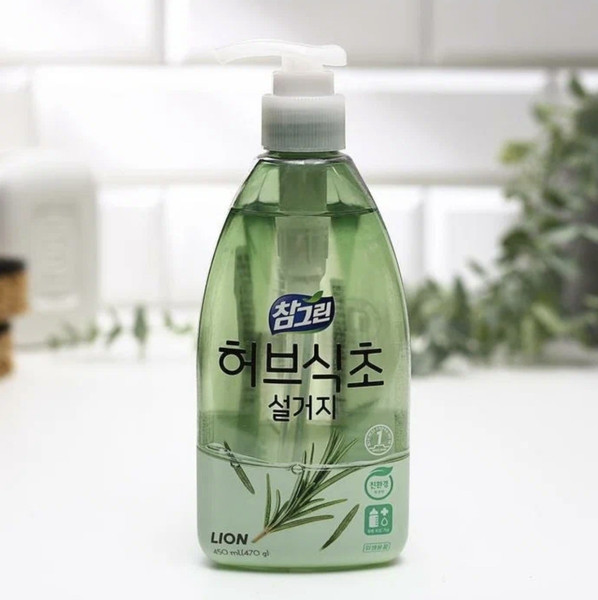 Изображение товара Средство для мытья посуды Lion Chamgreen Herb (450мл)