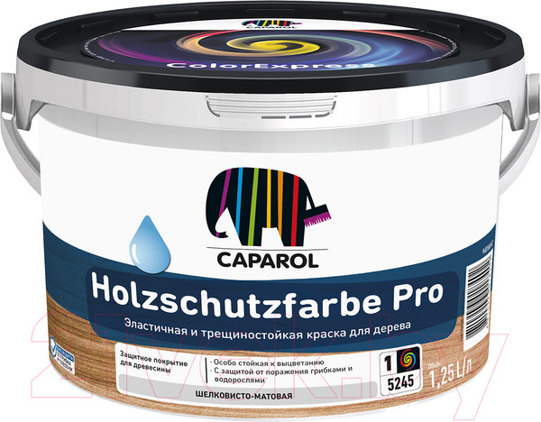 Изображение товара Краска Caparol Holzschutzfarbe Pro База 1 (1.25л)