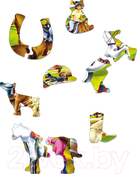 Изображение товара Набор пазлов LARSEN Лошади / U16N