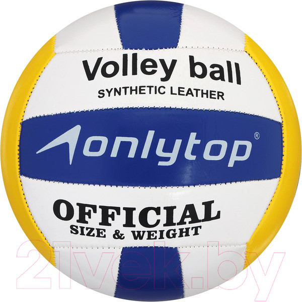 Изображение товара Мяч волейбольный Onlytop 442939 (размер 5)