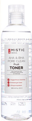 Изображение товара Тонер для лица Mistic AHA & BHA Pore Clean Fruit Toner Очищающий (250мл)