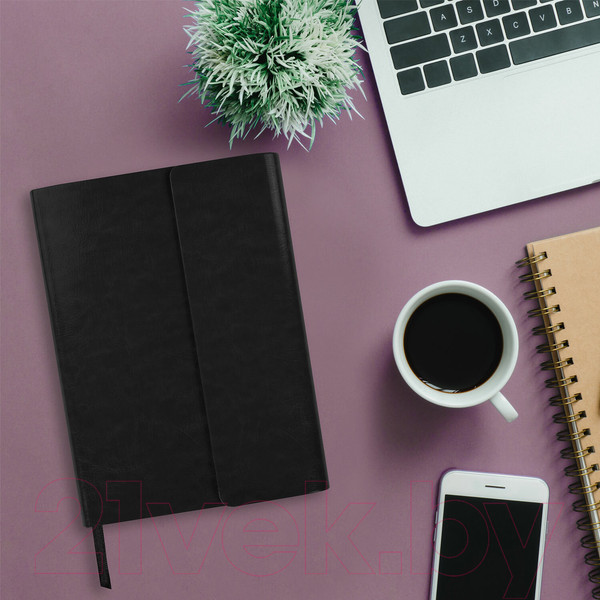 Изображение товара Ежедневник Brauberg Magnetic X / 113278 (черный)