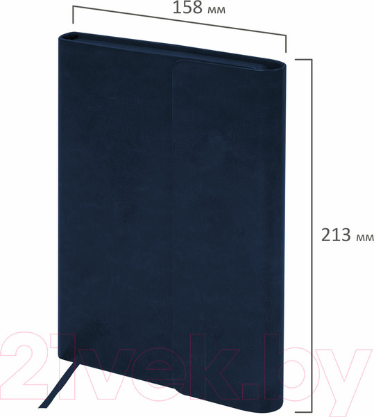 Изображение товара Ежедневник Brauberg Magnetic X / 113279 (темно-синий)