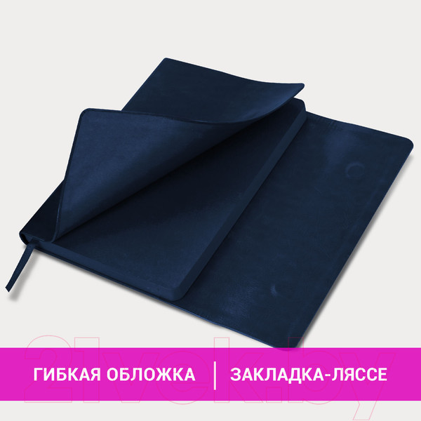 Изображение товара Ежедневник Brauberg Magnetic X / 113279 (темно-синий)