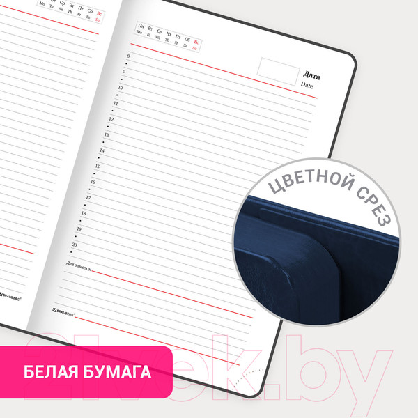 Изображение товара Ежедневник Brauberg Magnetic X / 113279 (темно-синий)