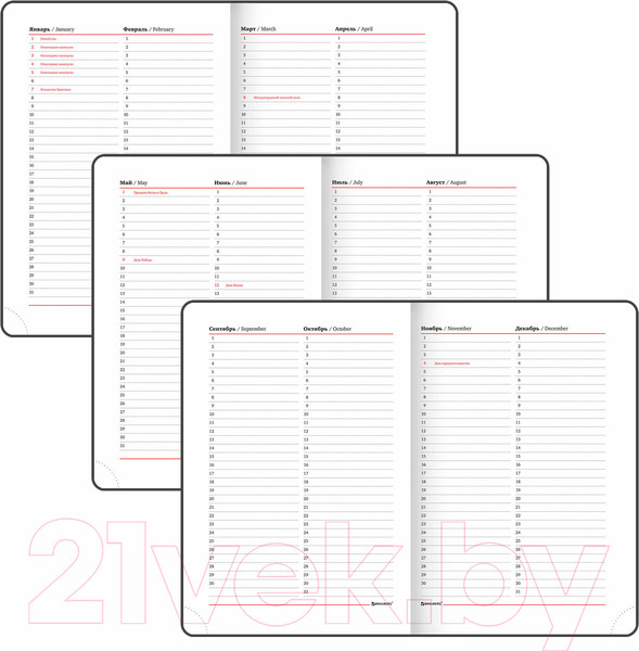 Изображение товара Ежедневник Brauberg Magnetic X / 113279 (темно-синий)