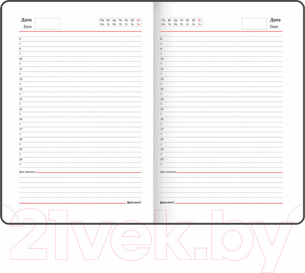 Изображение товара Ежедневник Brauberg Magnetic X / 113279 (темно-синий)