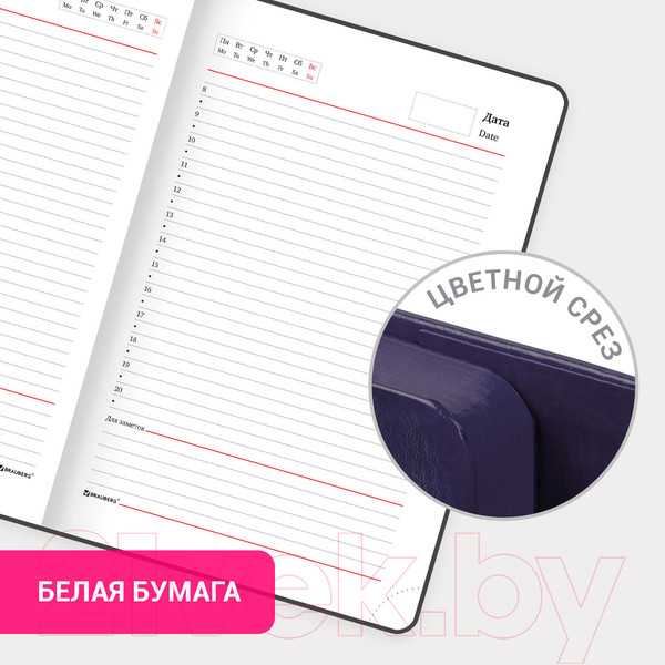 Изображение товара Ежедневник Brauberg Magnetic X / 113282 (фиолетовый)