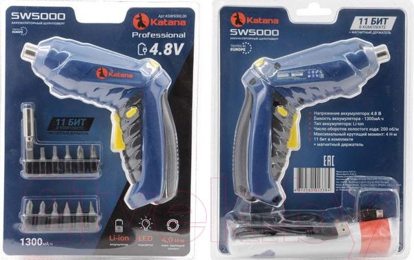 Изображение товара Электроотвертка Katana SW5000