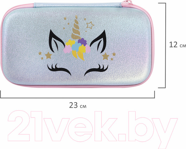 Изображение товара Пенал Brauberg Shiny. Unicorn / 271555