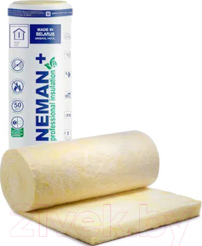 Изображение товара Минеральная вата Неман+ М-11 лайт 6250x1200x50мм