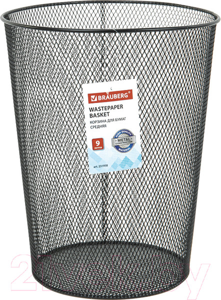 Изображение товара Корзина для бумаг Brauberg Germanium / 231958