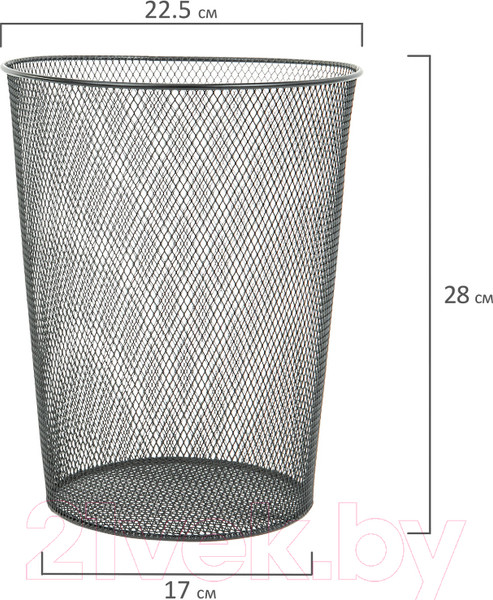 Изображение товара Корзина для бумаг Brauberg Germanium / 231958