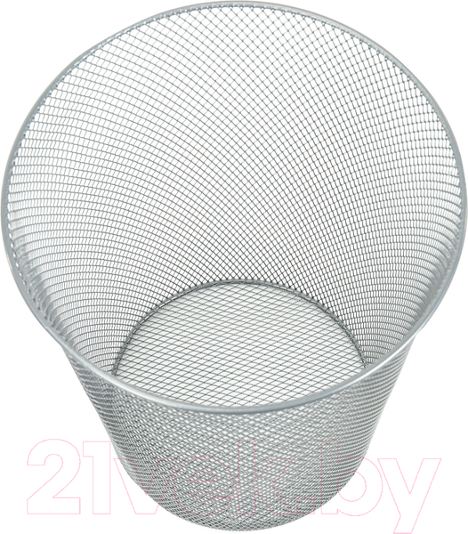 Изображение товара Корзина для бумаг Brauberg Germanium / 231959 (серебристый)