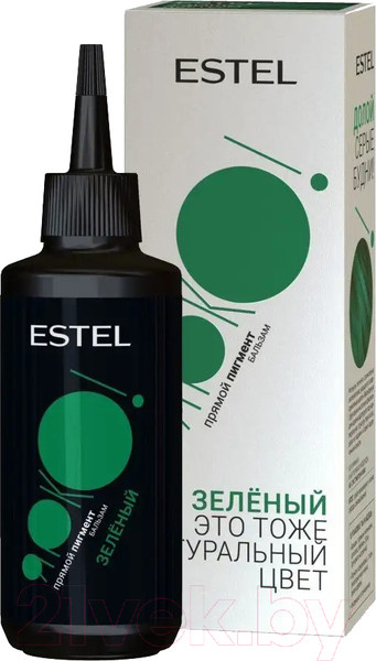 Изображение товара Оттеночный бальзам для волос Estel Ярко зеленый (150мл)