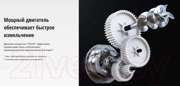 Изображение товара Мясорубка электрическая Panasonic MK-GJ1700