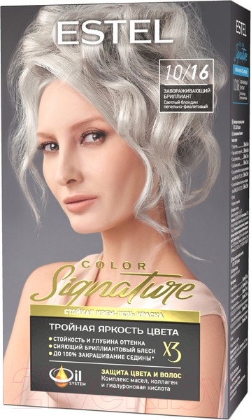 Изображение товара Крем-краска для волос Estel Color Signature 10/16 (завораживающий бриллиант)