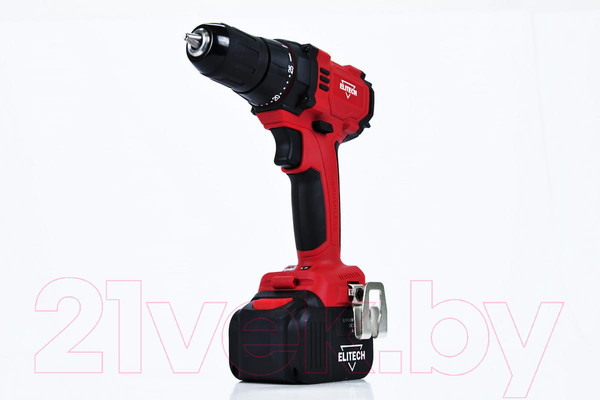 Изображение товара Аккумуляторная дрель-шуруповерт Elitech ДА 12БЛ2 (Е2201.001.02)