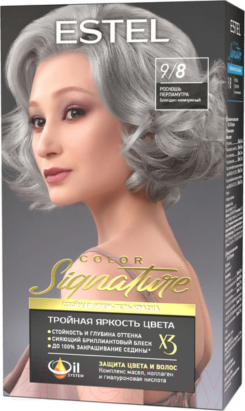 Изображение товара Крем-краска для волос Estel Color Signature 9/8 (роскошь перламутра)