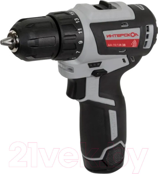 Изображение товара Аккумуляторная дрель-шуруповерт Интерскол DA-10/12VK (757.2.2.43)