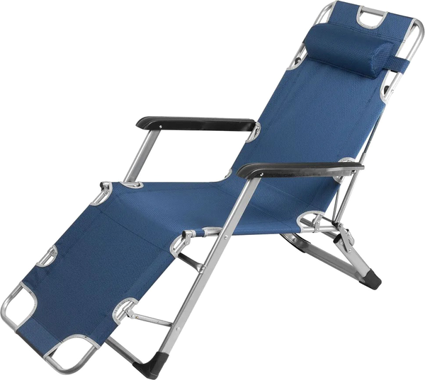 Изображение товара Складной шезлонг Arizone 42-178601 (синий)