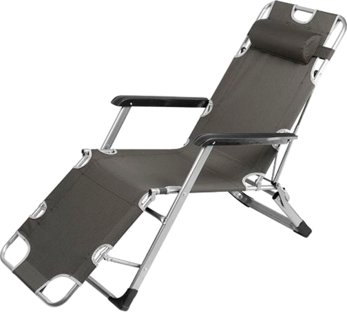 Изображение товара Складной шезлонг Arizone 42-178602 (серый)