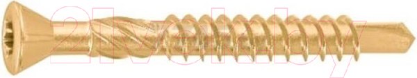 Изображение товара Шуруп Starfix Для полов и паркета 3.2x50 TORX10 / SMC2-19818-500 (500шт, оцинкованный, желтый)